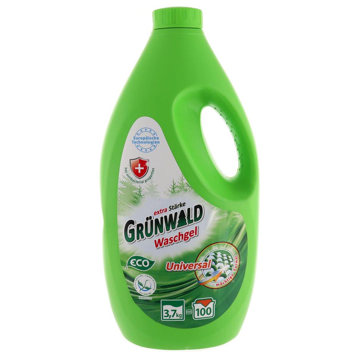 Гель для прання кольорових та білих речей Eco Grunwald 3,7 кг (2355146087)