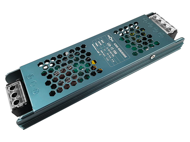 Блок питания Biom LED-12-200 12 V 200W 16,5 A IP20 (7972)