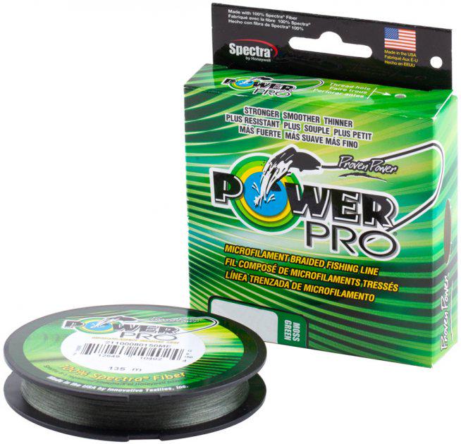 Шнур Power Pro 135 м 0,46 мм 121 Lb 55 кг Moss Green (1013-2266.78.32)