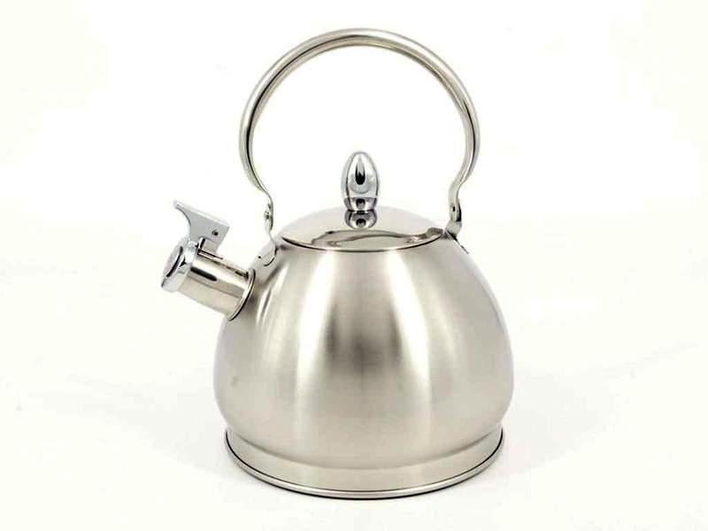 Чайник из нержавеющей стали с железной ручкой 3 литра