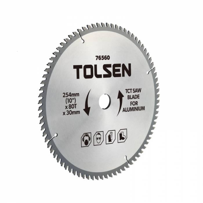 Диск пильний Tolsen Tools з ТВС напайками по алюмінію 254мм (13464354)