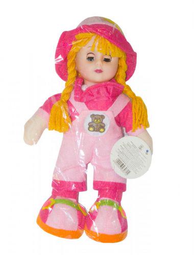 Музична плюшева кукла 30 см Pink (129145-ae318)
