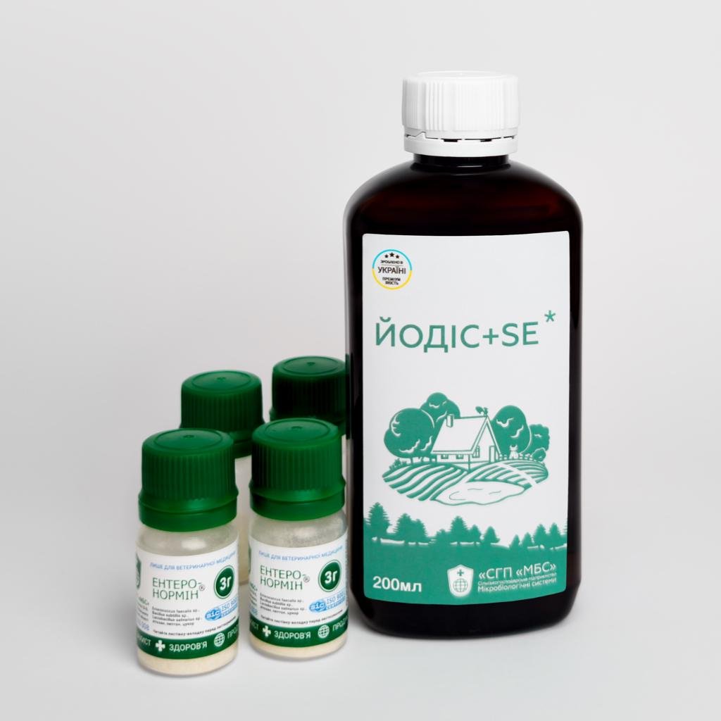 Пробиотик Ентеронормін с Йодис+Se для перорального применения телятам/поросятам 20 флаконов по 3 г и 1 флакон 200 мл (10446060) Пробиотик Ентеронормін с Йодис+Se для перорального применения телятам/поросятам 20 флаконов по 3 г и 1 флакон 200 мл (10446060)