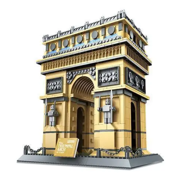 Конструктор 3D Wange Архитектура Триумфальная арка Париж Arc de Triomphe Paris 5223 для детей и взрослых 1391 деталь - фото 2 Конструктор 3D Wange Архитектура Триумфальная арка Париж Arc de Triomphe Paris 5223 для детей и взрослых 1391 деталь - фото 2