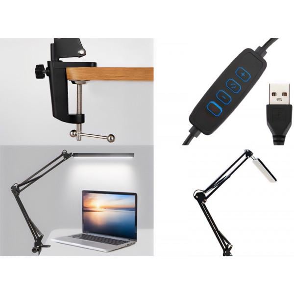 Лампа настольная Media-Tech FLEX LAMP LED 5,6Вт 6500К 5В Черный (617661) - фото 5 Лампа настольная Media-Tech FLEX LAMP LED 5,6Вт 6500К 5В Черный (617661) - фото 5