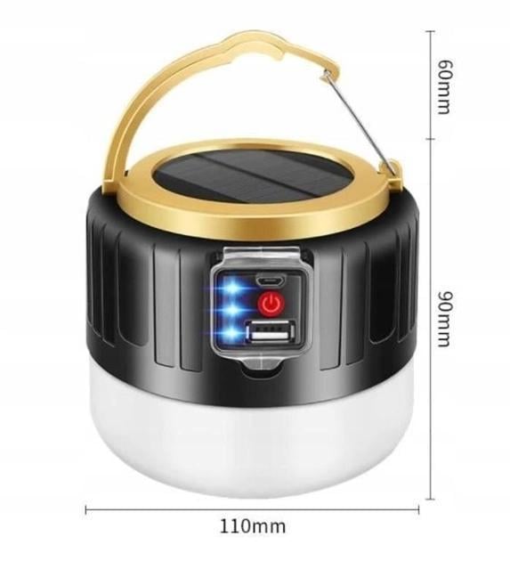 Фонарь-лампа на аккумуляторе с солнечной батареей и пультом Черный (2016524800808) - фото 5 Фонарь-лампа на аккумуляторе с солнечной батареей и пультом Черный (2016524800808) - фото 5