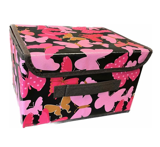 Коробка для хранения вещей Stenson H12405 25х20х17 см Butterflies (11169339)