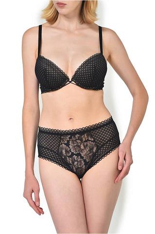 Труси з високою посадкою Maison Lejaby р. 3 Чорний (18664)