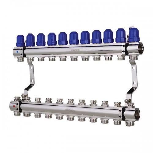 Коллектор KOER распределительный 11 вых 1х3/4" (KR2637)