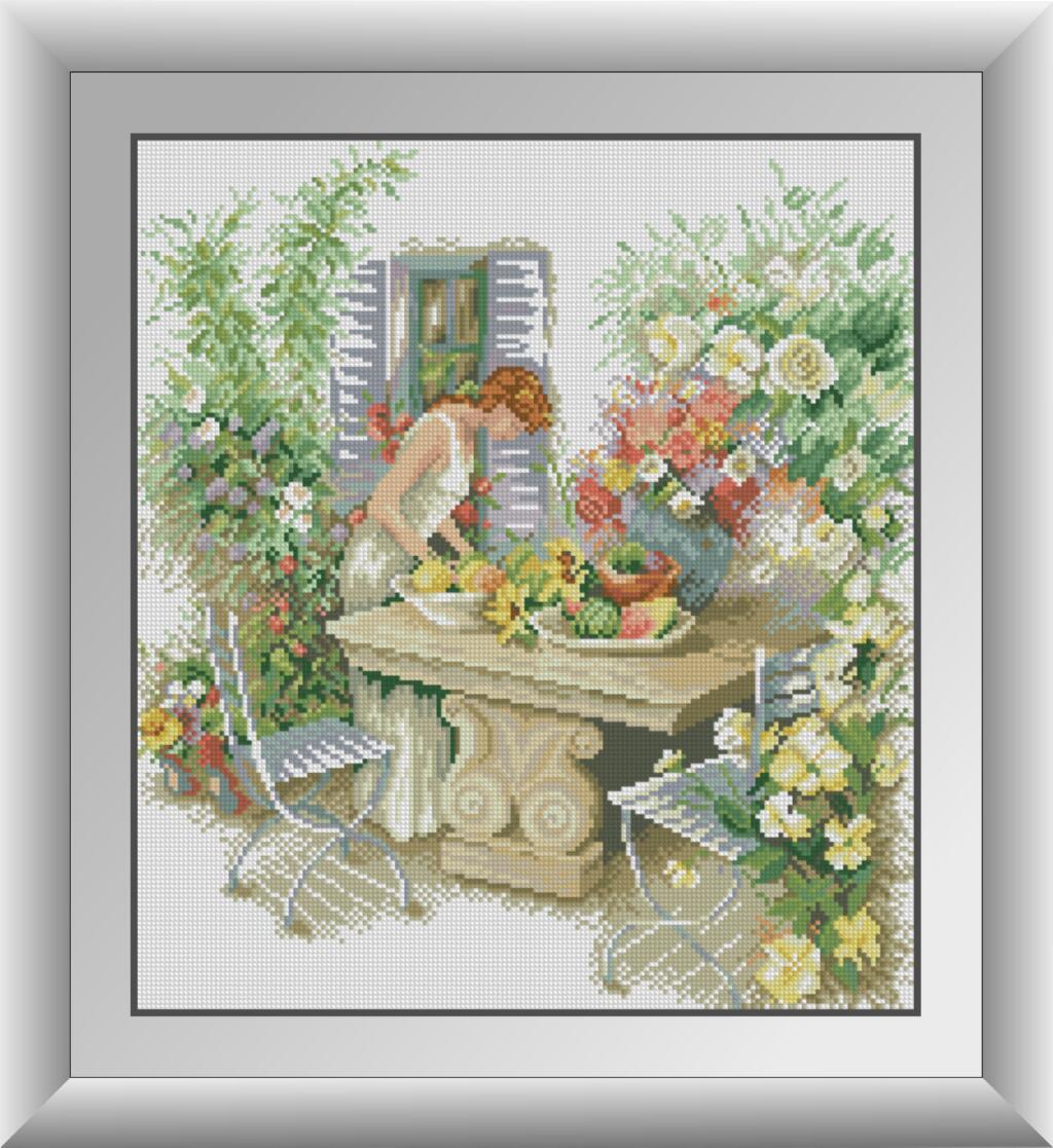 Алмазная мозаика Dream Art На террасе 42x47 см (DA.30477)