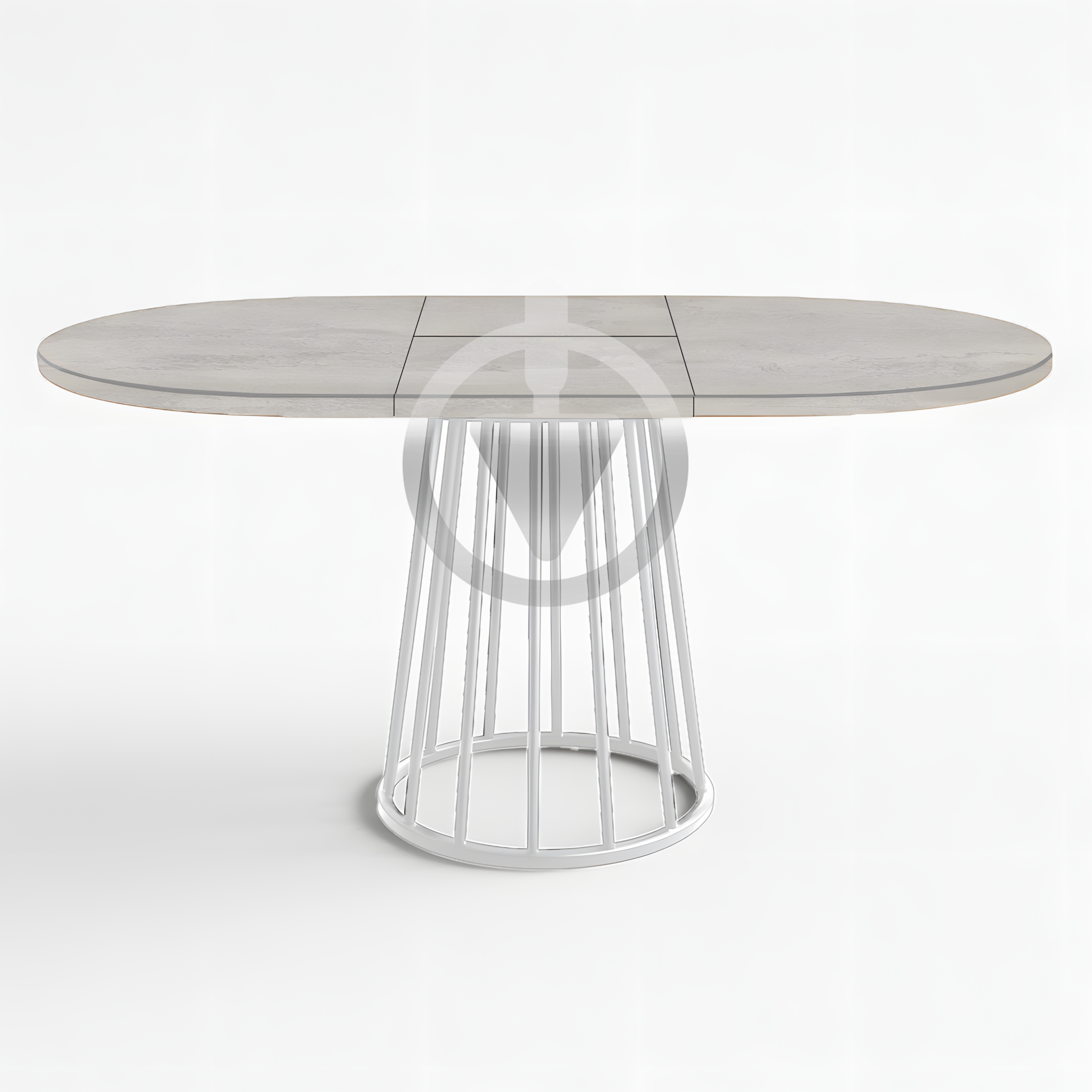 Стол кухонный раскладной RoMax Elegant Slide 80x80/110x80 см Loft Индастриал/Белый - фото 2 Стол кухонный раскладной RoMax Elegant Slide 80x80/110x80 см Loft Индастриал/Белый - фото 2