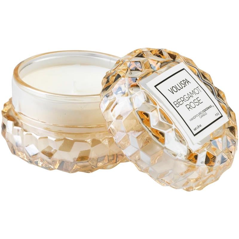 Свеча ароматическая Voluspa Roses Bergamot Rose 51 г макарон (111000745)