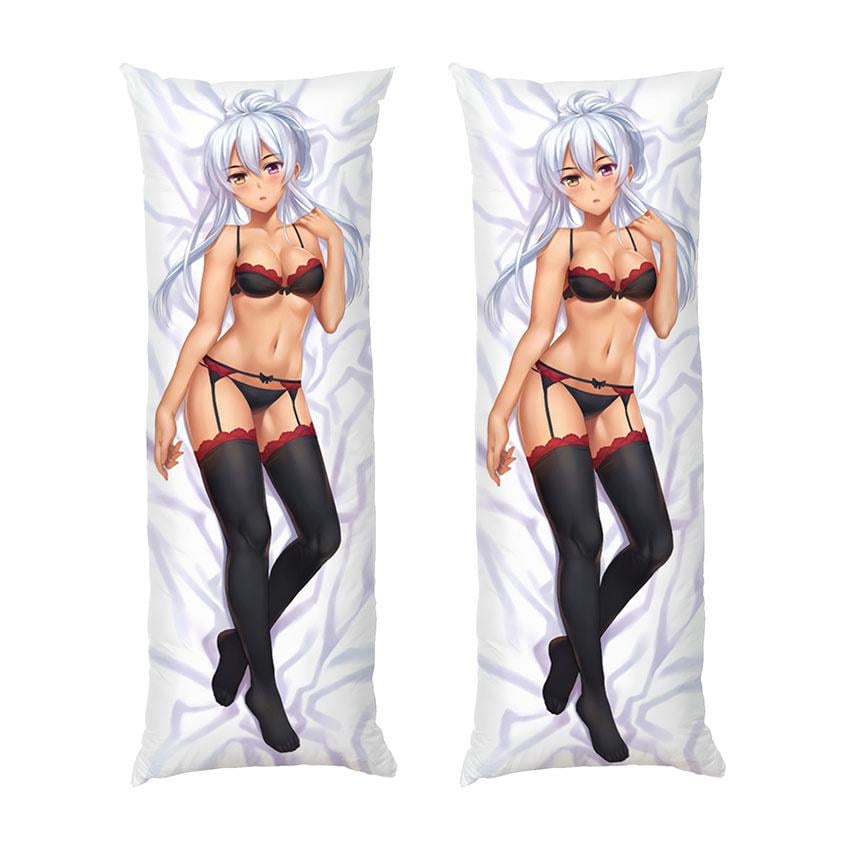Подушка дакимакура Girl in long stockings Dakimakura Аnime габардин 70х30 см (112426)
