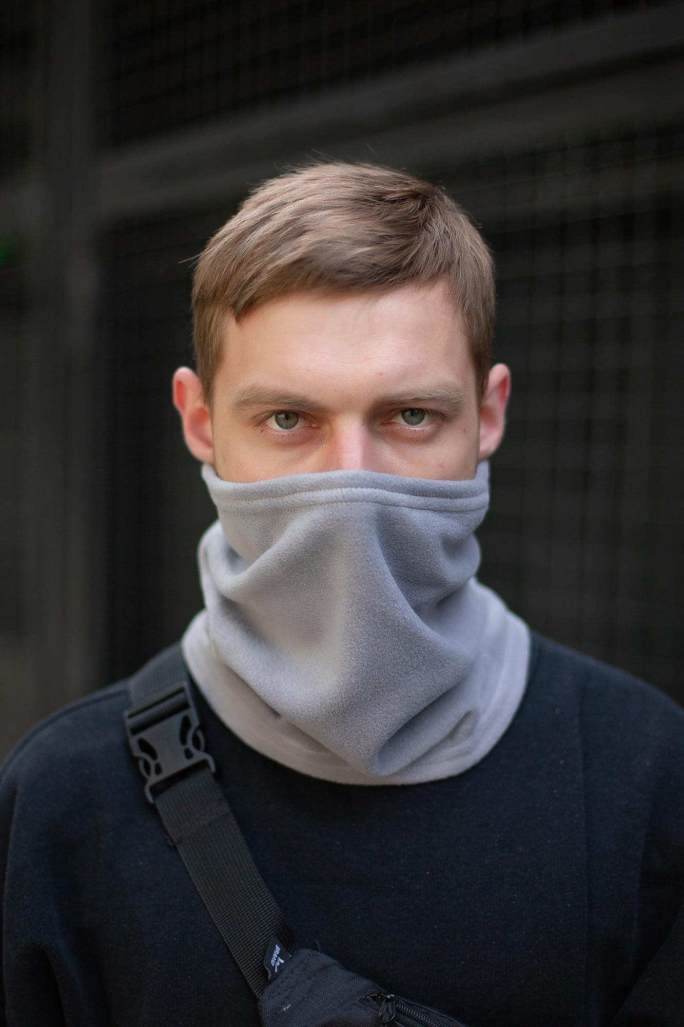 Шарф-бафф Without Man Серый (8048104) Шарф-бафф Without Man Серый (8048104)