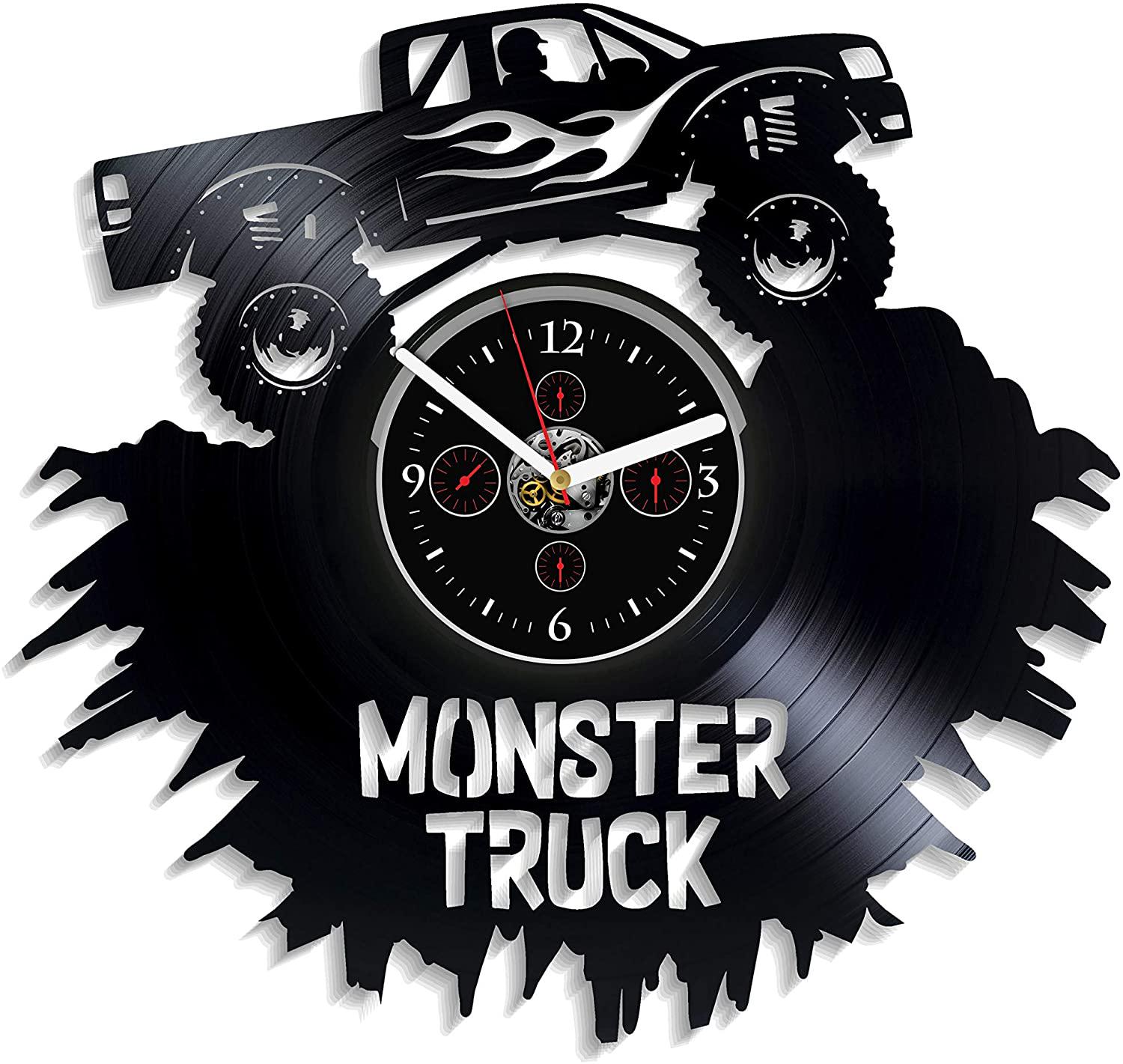 Часы настенные Monster Truck 1994 из виниловой пластинки