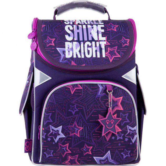 Рюкзак GoPack Shine bright 26x34x13 см 11 л Темно-фиолетовый (GO21-5001S-6)