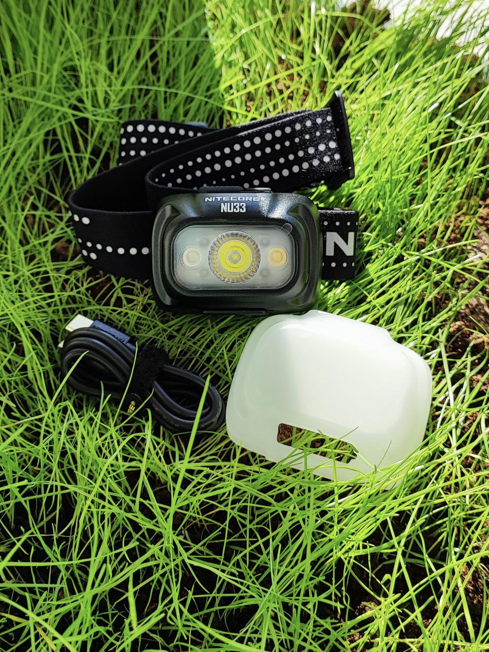 Фонарь налобный Nitecore NU33 с рассеивателем для кемпинга (010212)