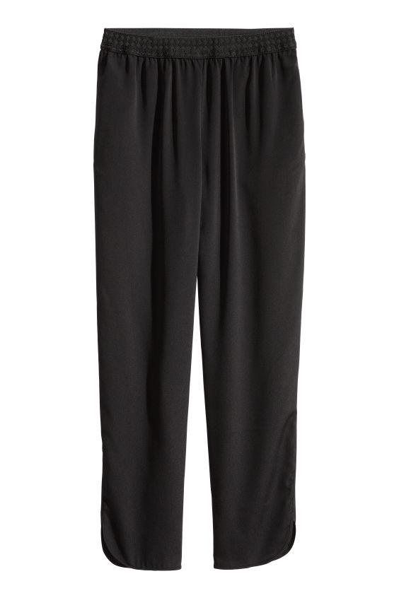 Брюки H&M р. 36 Черный (3994824)