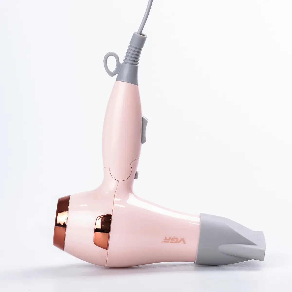 Фен для волосся VGR HPV432 з концентратором 1000 Вт Рожевий (2450442690)