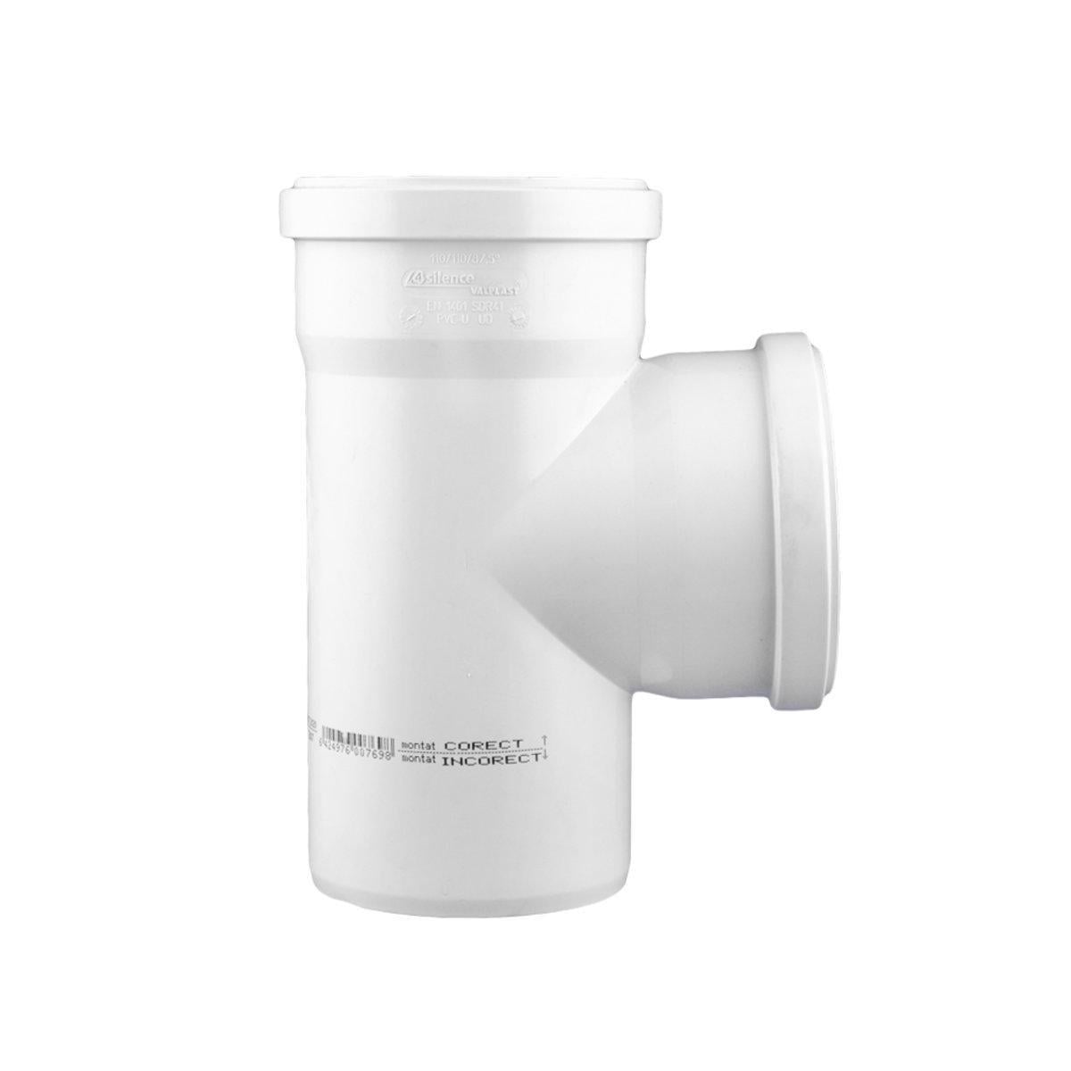 Трійник безшумний Valrom Ф110 мм 90° (46834)