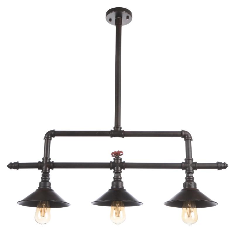 Люстра лофт підвісна труби Brille BL-353S/3 E27 BZ