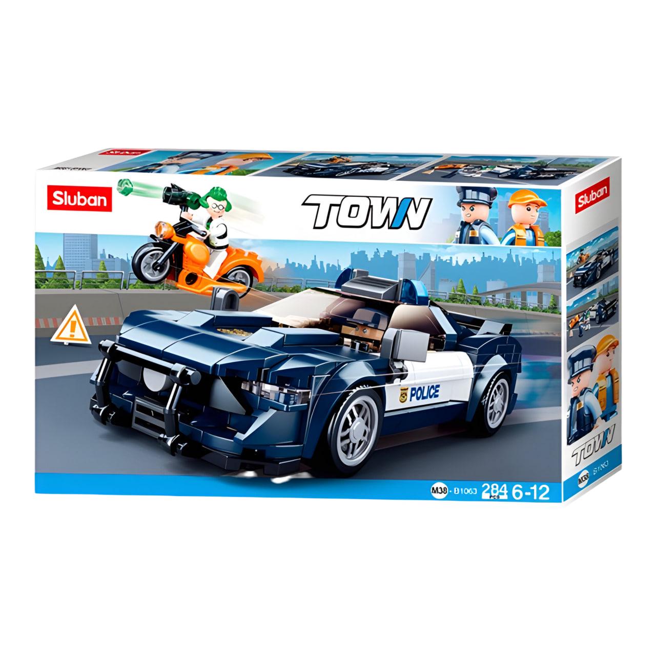Конструктор Sluban Полицейская машина 284 детали (M38-B1063) - фото 3 Конструктор Sluban Полицейская машина 284 детали (M38-B1063) - фото 3