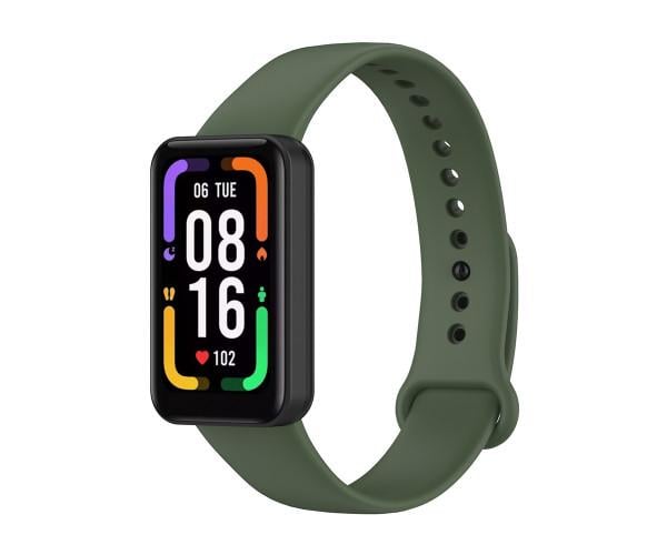 Ремешок Silicone для Xiaomi Redmi Smart Band Pro Темно-зеленый