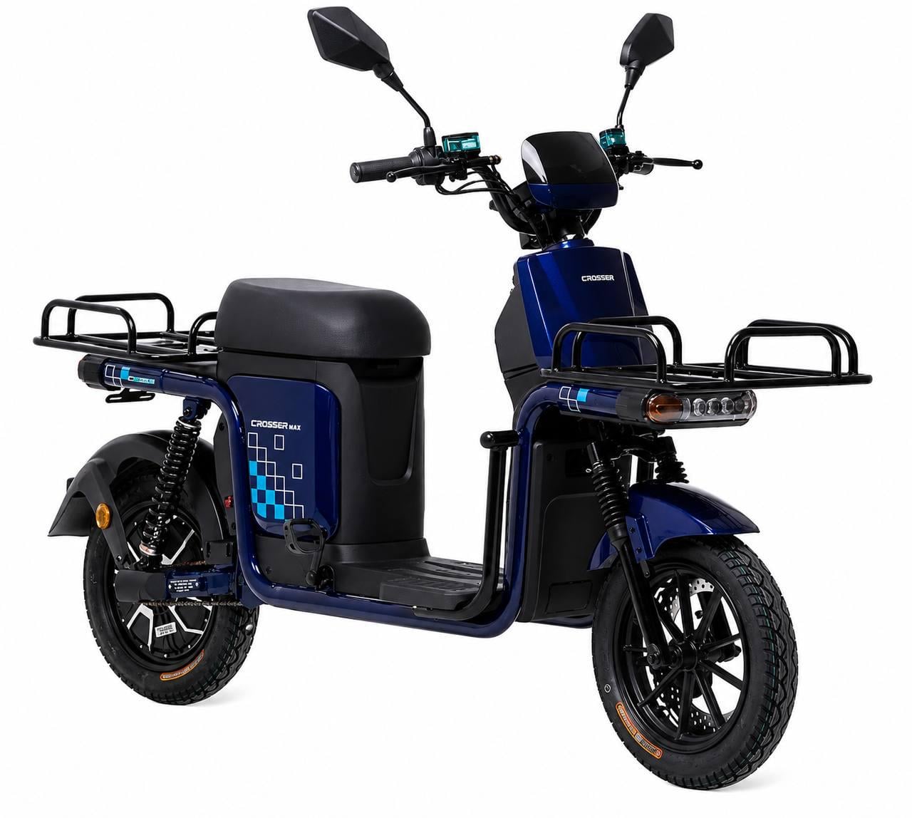 Электровелосипед Crosser SUPER MAX 1200W 60V 30AH LiFePO4 Синий
