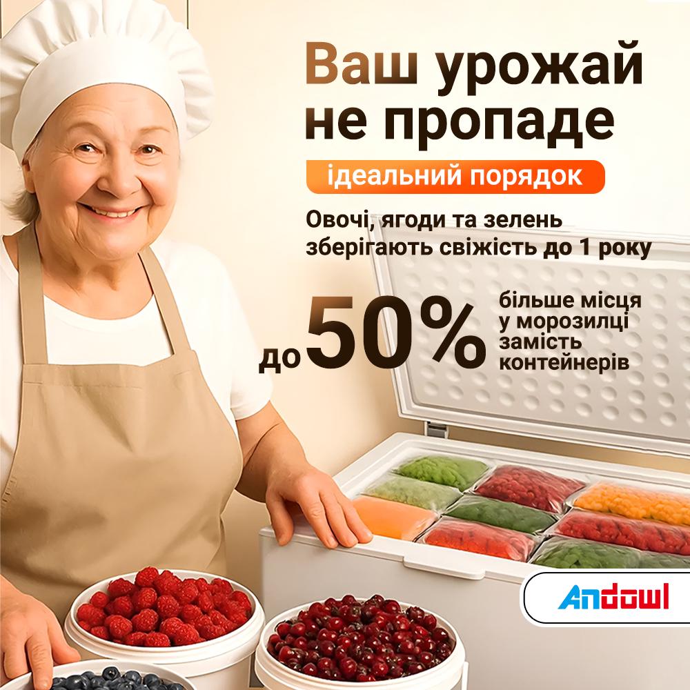 Вакуумный упаковщик Andowl Q-Z400X1 6 режимов с вакуумными пакетами 10 шт. (e35c52d2) - фото 8