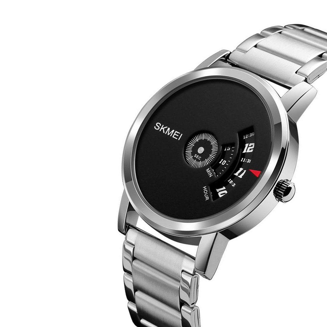 Наручные часы мужские Skmei 1260 Серебряные (1260 silver black)