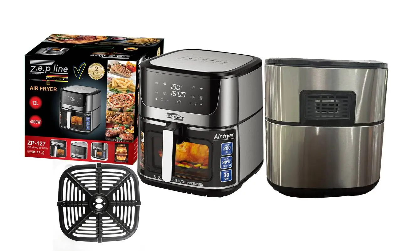 Фритюрница с регулируемым термостатом Zepline ZP-127 4000 Вт 12 л (27387969) Фритюрница с регулируемым термостатом Zepline ZP-127 4000 Вт 12 л (27387969)
