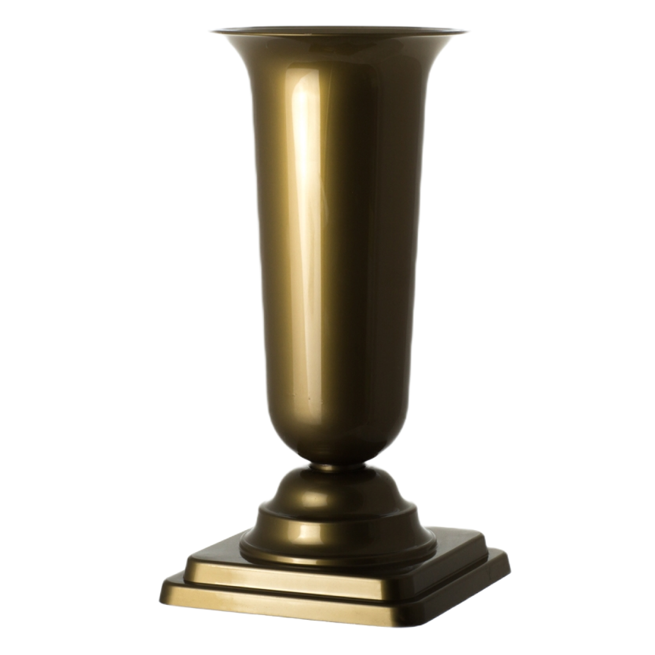 Вазон Дама с подставкой 19,7 см Золотой (46563) - фото 2