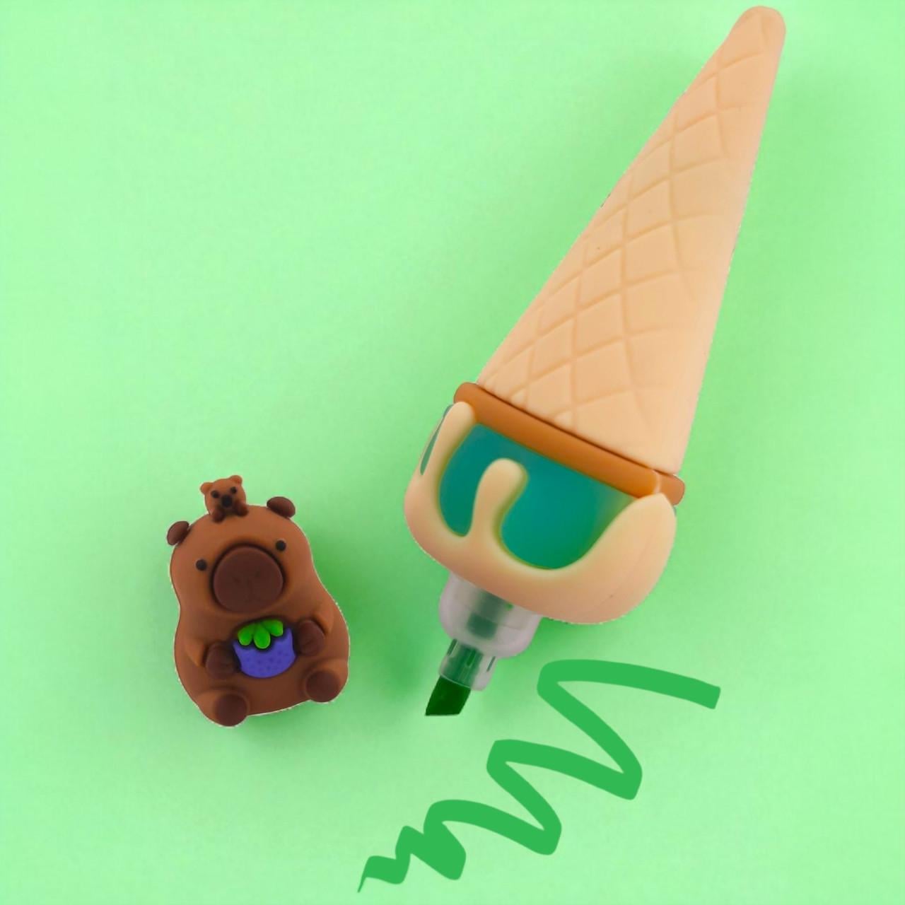 Маркер текстовий Centrum 8033516 MINI CAPYBARA Зелений (2758866616) Маркер текстовий Centrum 8033516 MINI CAPYBARA Зелений (2758866616)