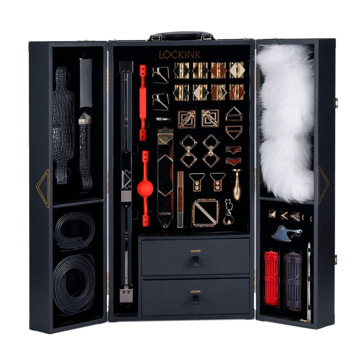 Набор БДСМ LOCKINK All-in-1 BDSM Play Kit-Crocodile Leather