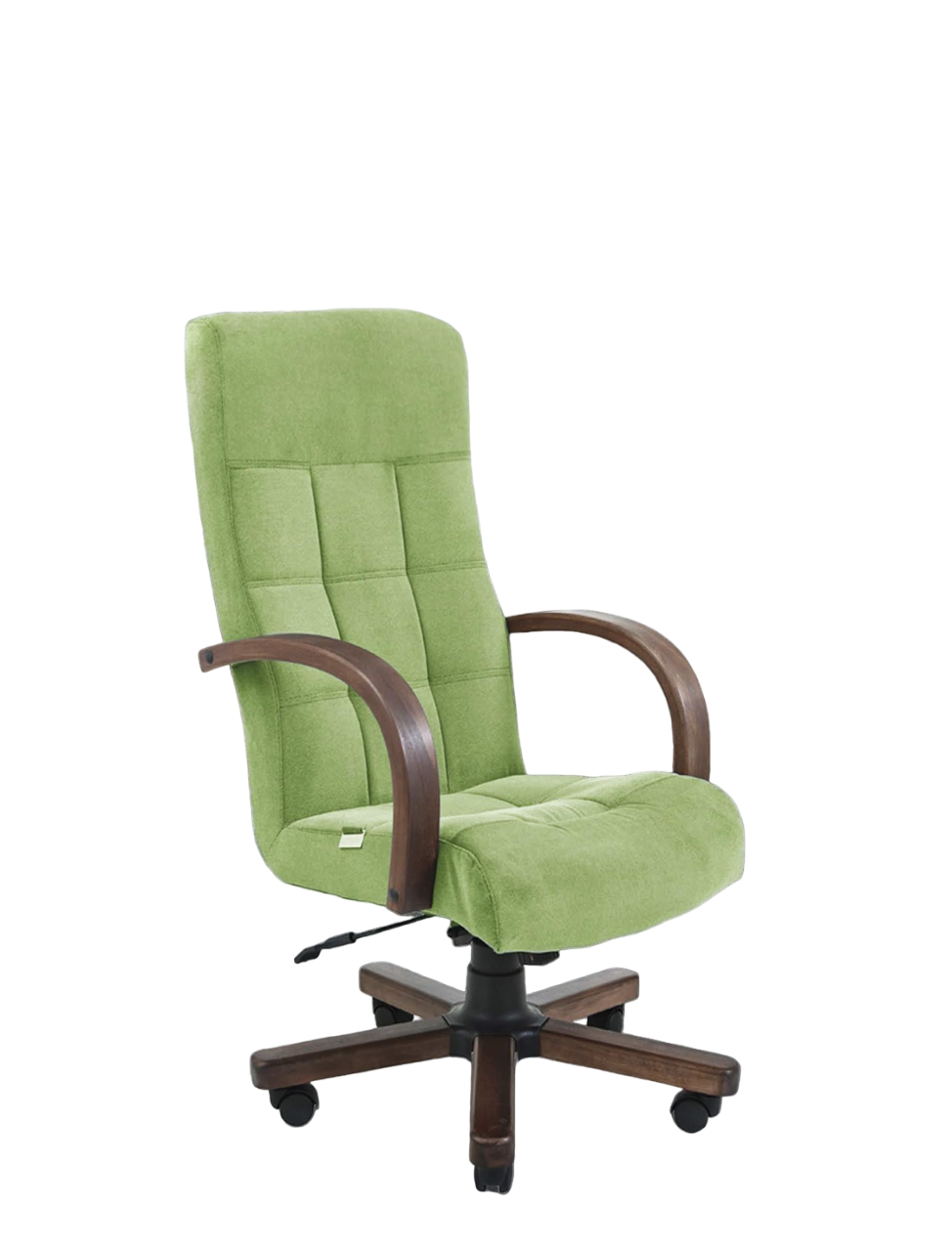 Офисное кресло руководителя Richman Вирджиния Rosto 35 Wood М1 Tilt Зеленый (6013ee2eee03ef61f515dddc)