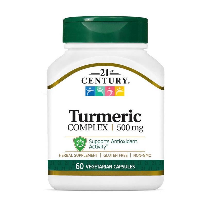 Куркума 21st Century Turmeric Complex 500 mg и экстракт корня 60 вер. капс.