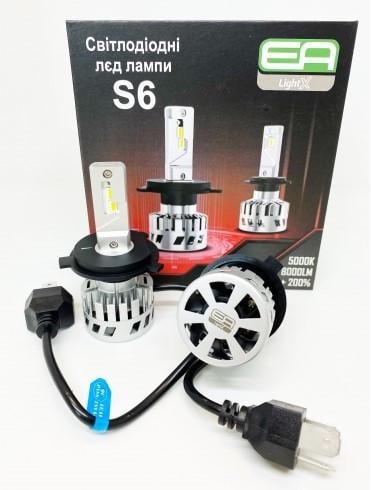 Лампы LED Light X S6+200% 8000 lm 5000К 30W НВ4 (1427616175)