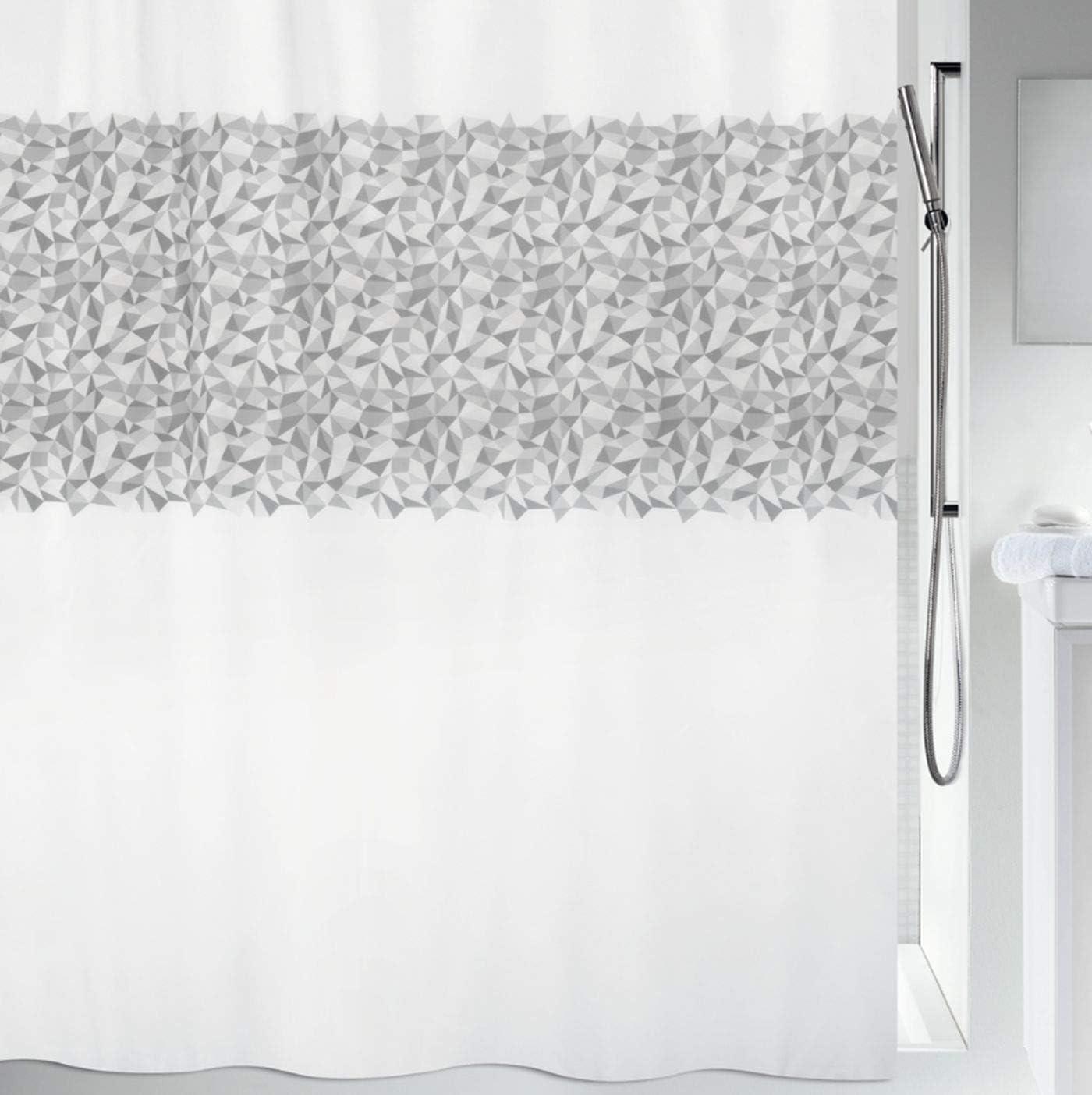 Шторка для ванної кімнати Spirella 10.18491 Iroko 180x200 см Grey