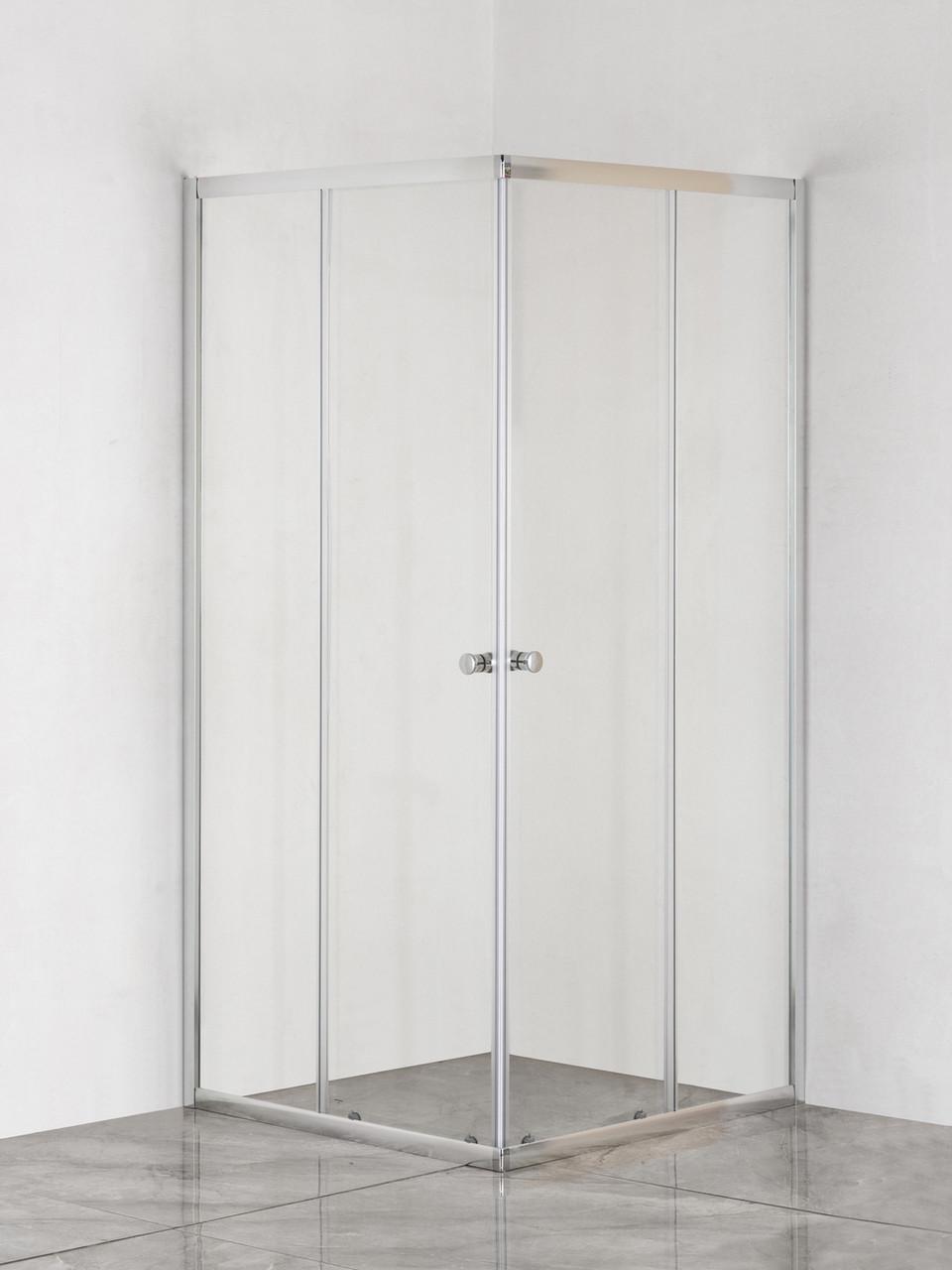 Душевая кабина без поддона MIXXUS CUBIC SC01-90x90x185-TR прозрачное стекло 4 мм Chrome (MI6906) - фото 2 Душевая кабина без поддона MIXXUS CUBIC SC01-90x90x185-TR прозрачное стекло 4 мм Chrome (MI6906) - фото 2