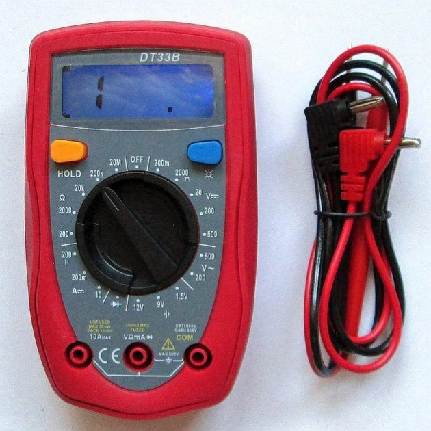 Мультиметр цифровий Digital DT 33B з кроною (343373181) - фото 3