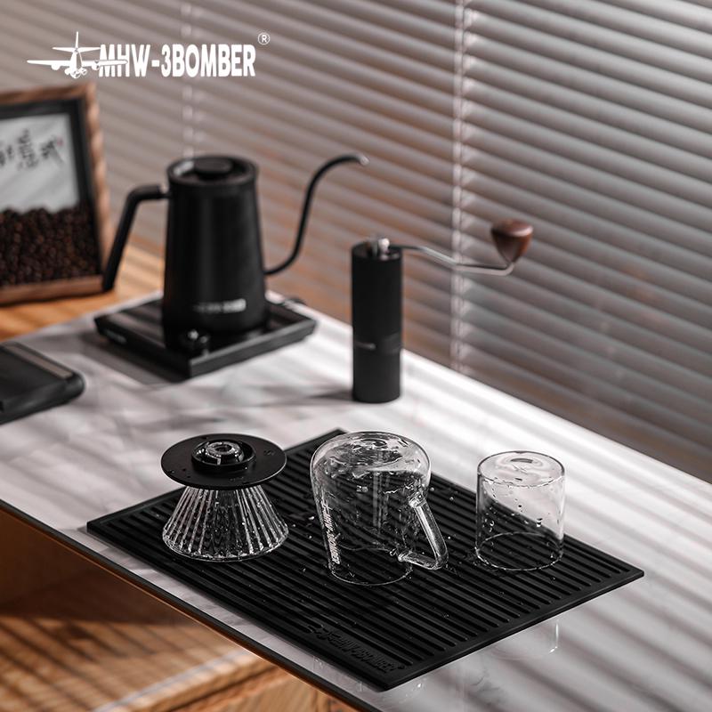 Силиконовый коврик для посуды MHW-3BOMBER 40x30 cм Black (SP5326B) - фото 7