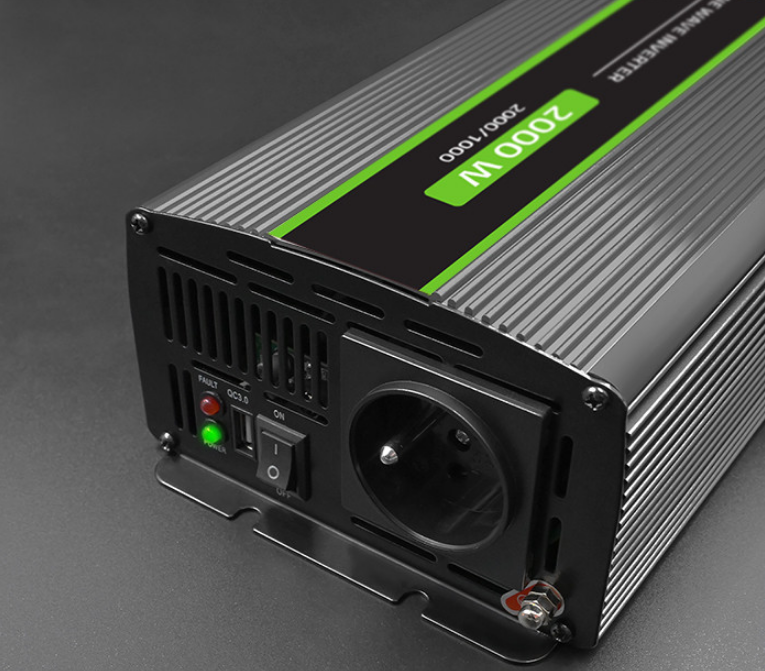 Інвертор 12230 Qoltec з чистою синусоїдою 2000 Вт (2328871045) - фото 8 Інвертор 12230 Qoltec з чистою синусоїдою 2000 Вт (2328871045) - фото 8