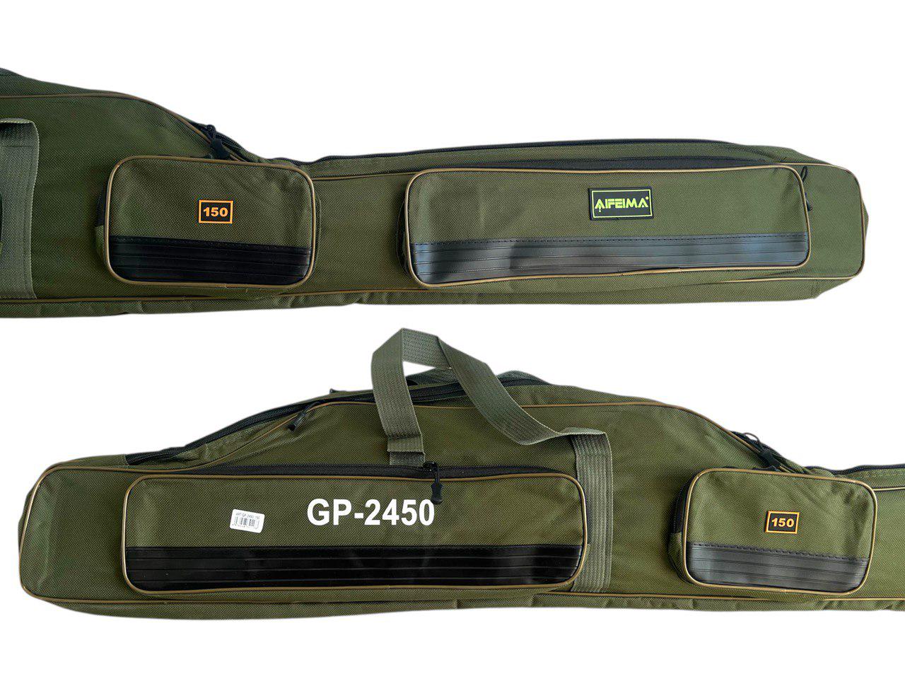 Чехол для удилищ Feima GP-2450 3-х секционный 1,50 м 3 кармана (1123654796) - фото 3 Чехол для удилищ Feima GP-2450 3-х секционный 1,50 м 3 кармана (1123654796) - фото 3