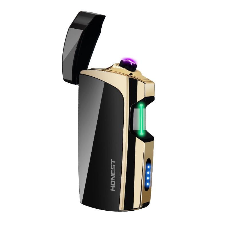 Зажигалка HONEST YJ176 электронная аккумуляторная USB Черный (SUN5558)