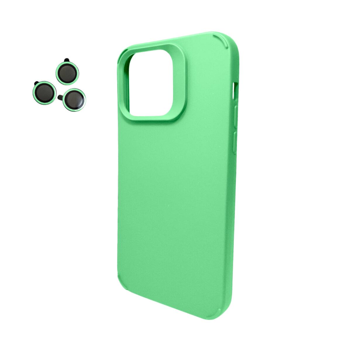 Протиударний чохол Cosmic Silky Cam Protect для Apple iPhone 14 Green