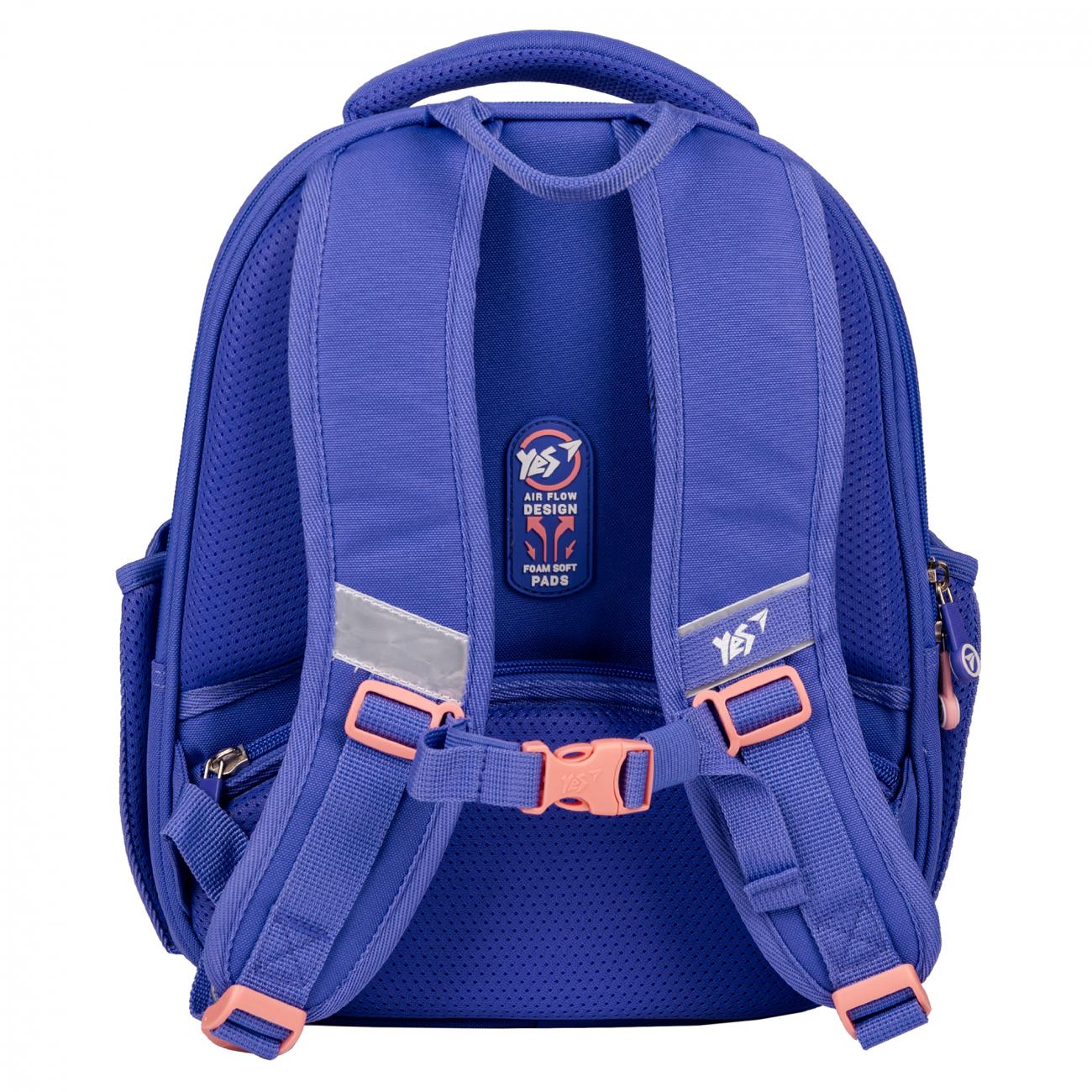 Шкільний рюкзак YES Purr Meow H-100 каркасний з ортопедичною спинкою (559841/9950674) - фото 7 Шкільний рюкзак YES Purr Meow H-100 каркасний з ортопедичною спинкою (559841/9950674) - фото 7