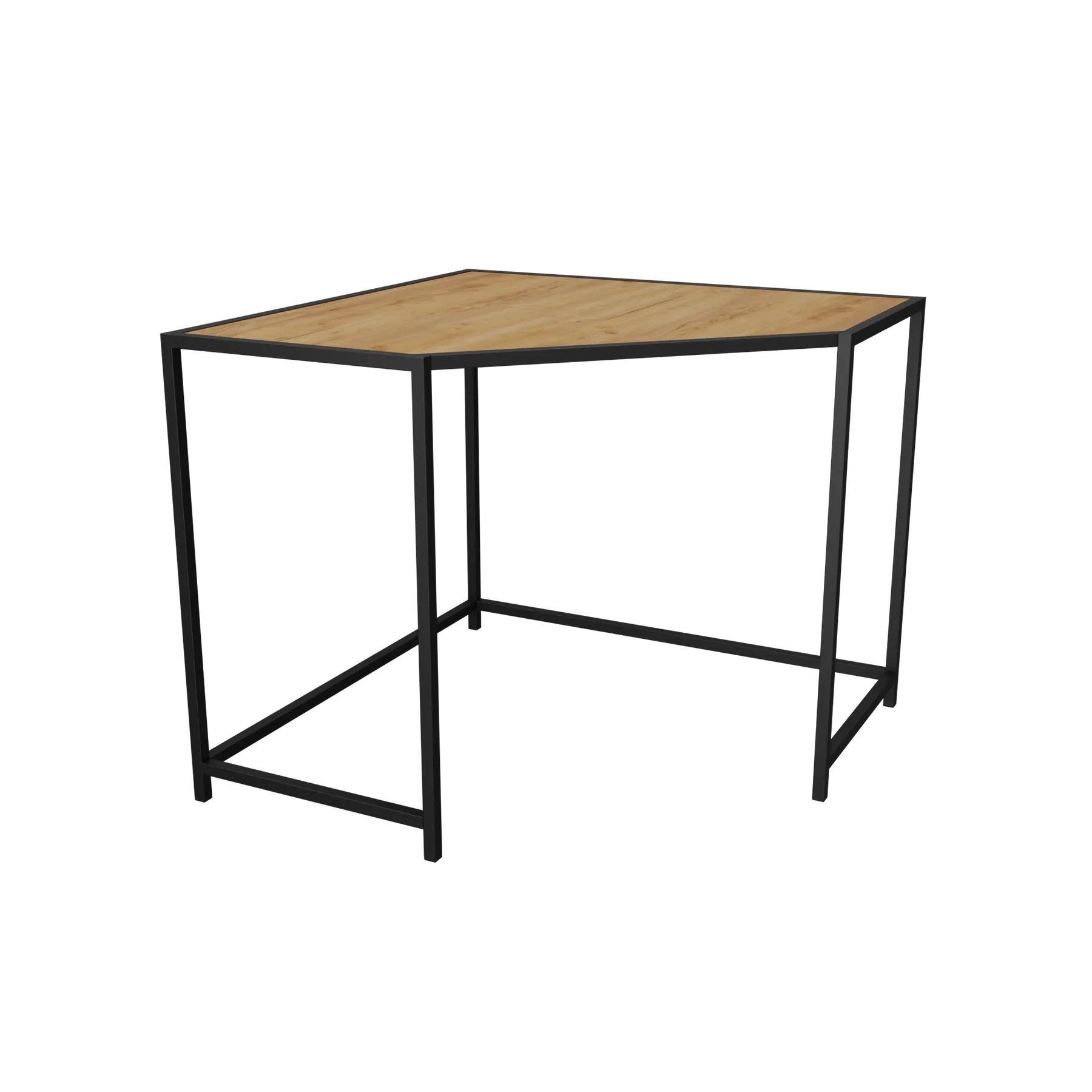 Стол письменный Неман Бета ламинированная ДСП/металл Дуб крафт золотой/Черный (47465) Стол письменный Неман Бета ламинированная ДСП/металл Дуб крафт золотой/Черный (47465)