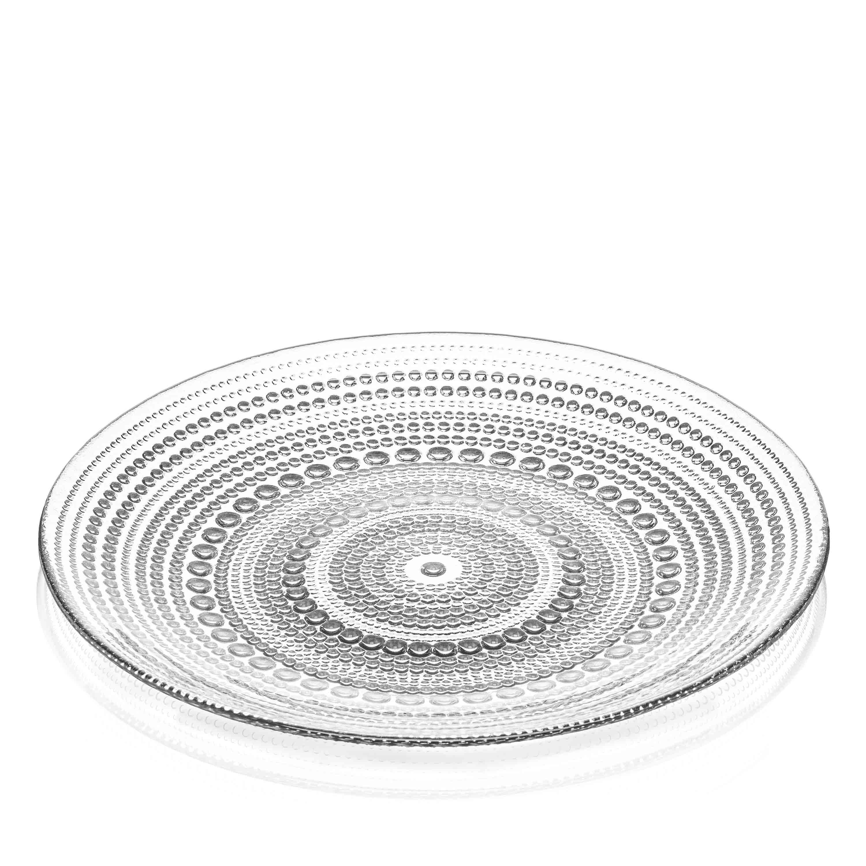 Тарелка сервировочная Ardesto Verbena 24,5 см Прозрачный (AR5028) - фото 3