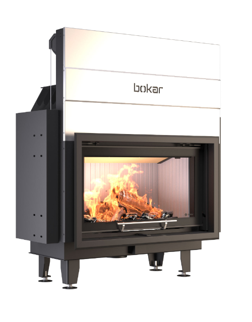 Камінна топка Bokar 9050G 19,1 kW ceramatex White