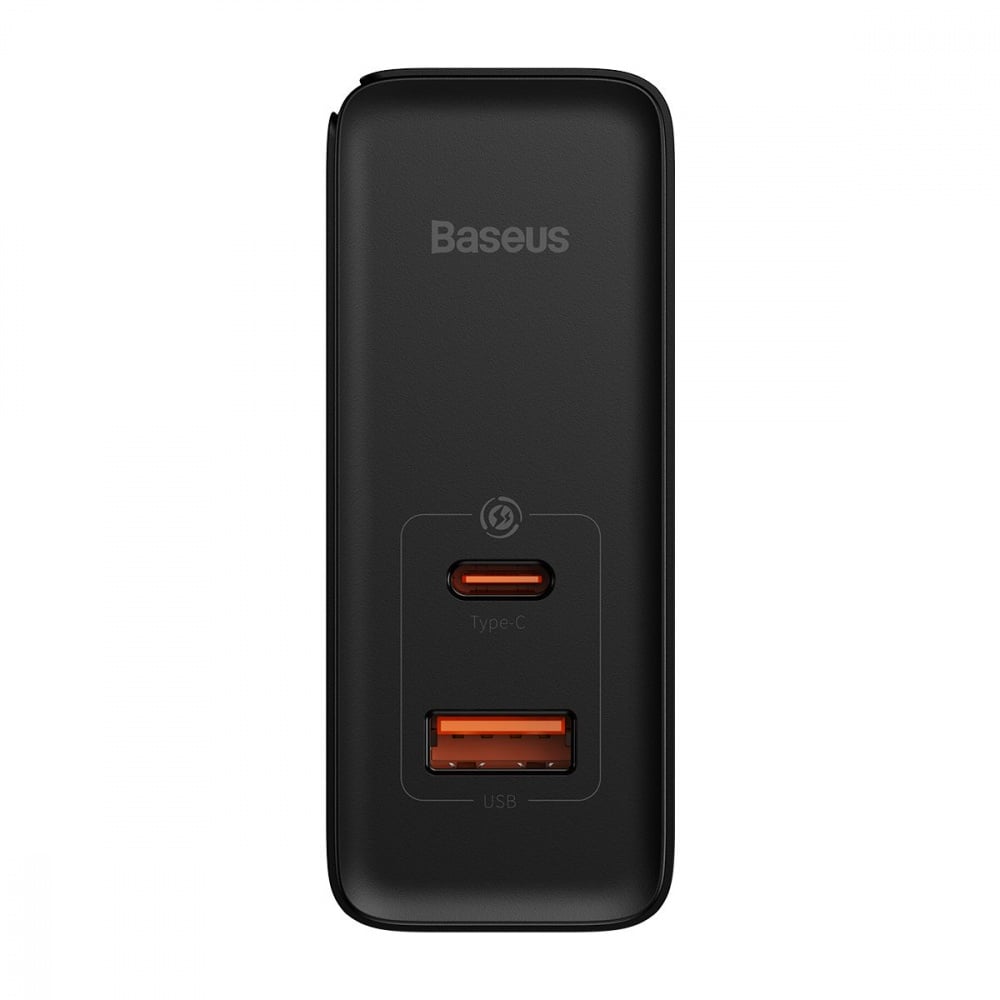 Зарядний пристрій BASEUS GaN5 Pro 100 W Type-C USB кабель Type-C Type-C Black - фото 8